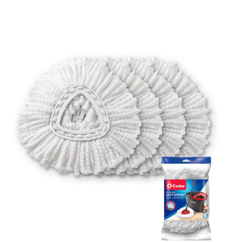 O-Cedar EasyWring Spin Mop Microfiber Refill (Pack of 4) - NewNest Australia
