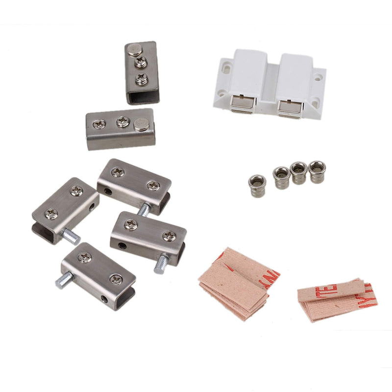 RDEXP Stainless Steel Glass Door Pivot Hinge Set for 5-8mm Glass Door - NewNest Australia