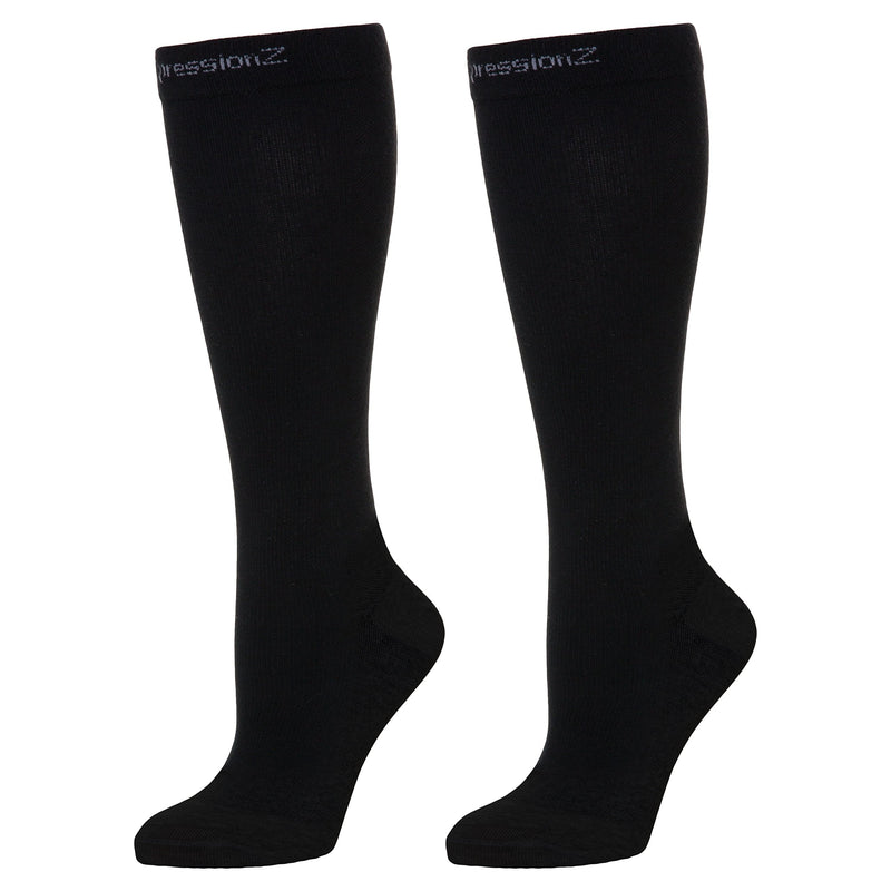 CompressionZ Compression Socks For Men & Women 30-40 mmHG Tight Stockings Black Small - NewNest Australia