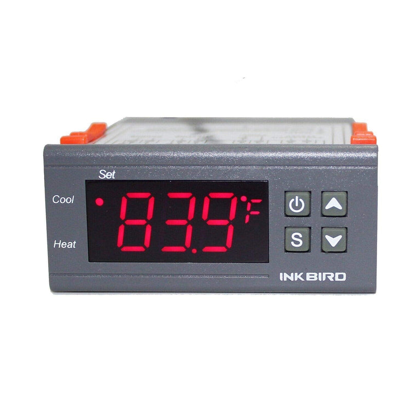 Inkbird Temp Control Thermostat ITC1000 Dual Stage Digital Temperature Switch Controller ℃ ℉ Display Heating Cooling Relay NTC Sensor 3D Printer Freezer Fridge Hatching 110 Volt - NewNest Australia