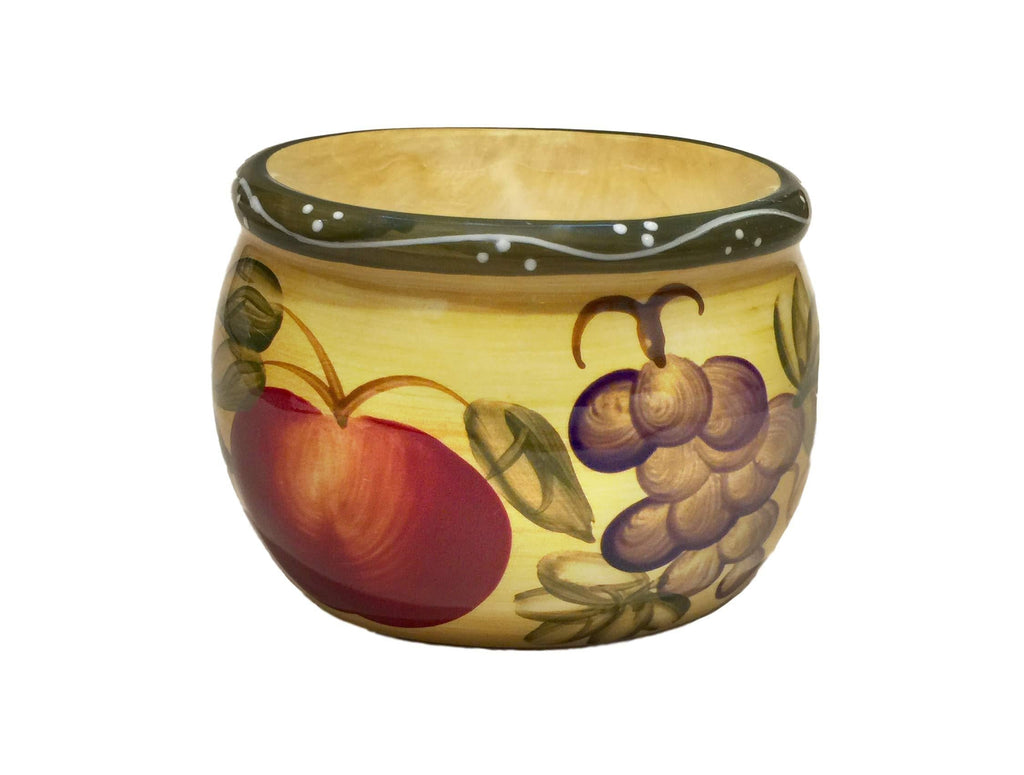 ACK Tuscany Mixed Fruit Hand Painted Ceramic, Scouring Brillo Pad Holder, 88489 - NewNest Australia