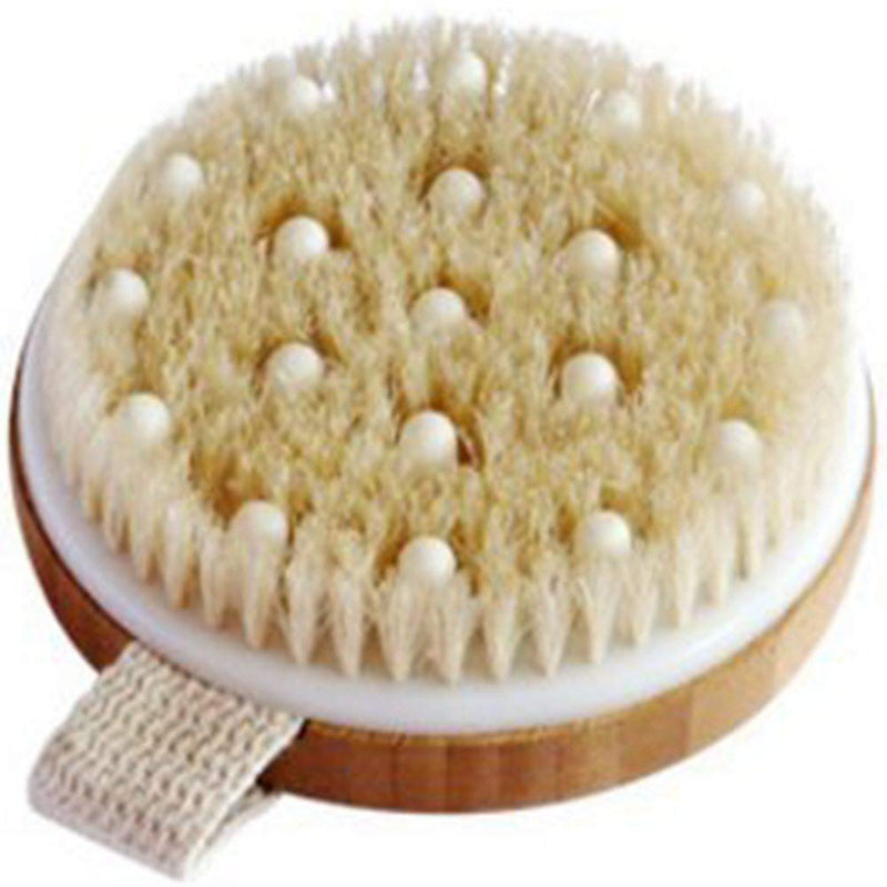 CSM Dry Body Brush For Beautiful Skin - Solid Wood Frame & Boar Hair Exfoliating Brush To Exfoliate & Soften Skin, Improve Circulation, Stop Ingrown Hairs, Reduce Acne and Cellulite - NewNest Australia