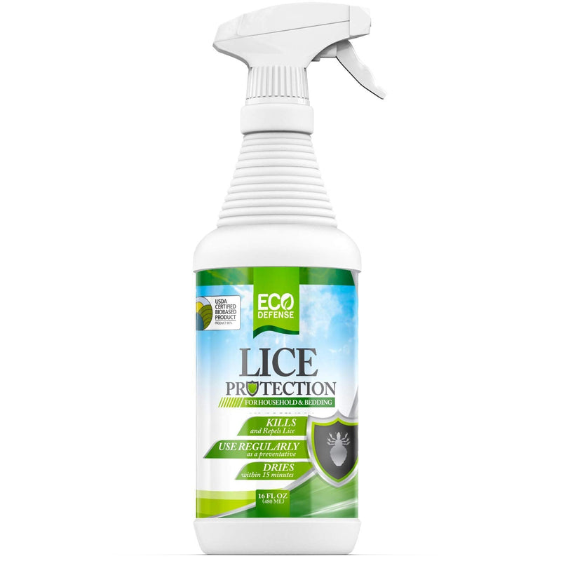 Eco Defense USDA Biobased Lice Spray for Furniture, Bedding, and Home - Natural Extra Strength Treatment Kills Head Lice, Eggs and Super Lice - Family Friendly Lice Killer - Keeps Home Free of Lice - NewNest Australia
