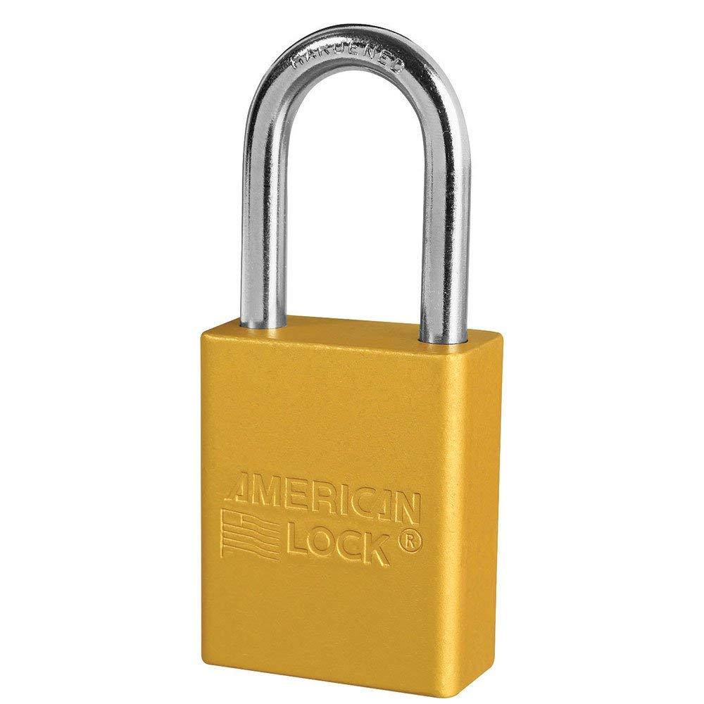 American Lock-A1106YLW Lockout Padlock, KD, Yellow, 1/4 in. Dia. - NewNest Australia