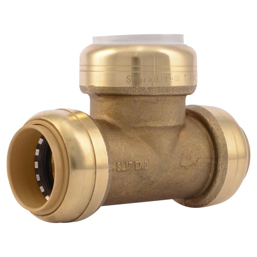 SharkBite PVC Fitting UIP375A 1 inch CTS X 1 inch CTS X 1 inch PVC, PVC Connector to Copper, PEX, CPVC, HDPE or PE-RT for Potable Water - NewNest Australia