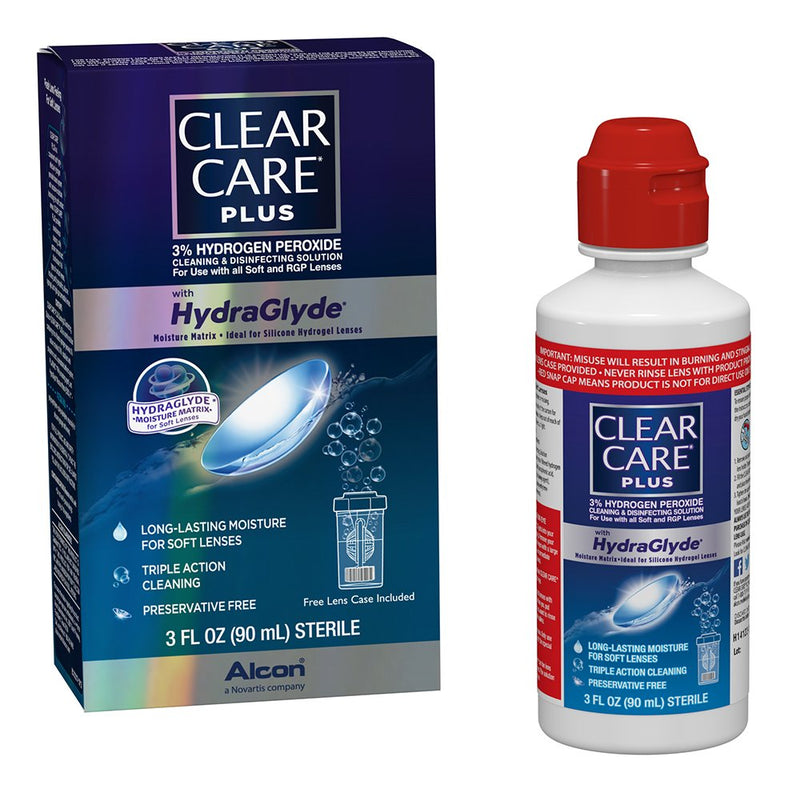 Clear Care Plus Cleaning Solution Travel Pack, No Flavor, 3 Fl Oz 3 Fl Oz (Pack of 1) - NewNest Australia