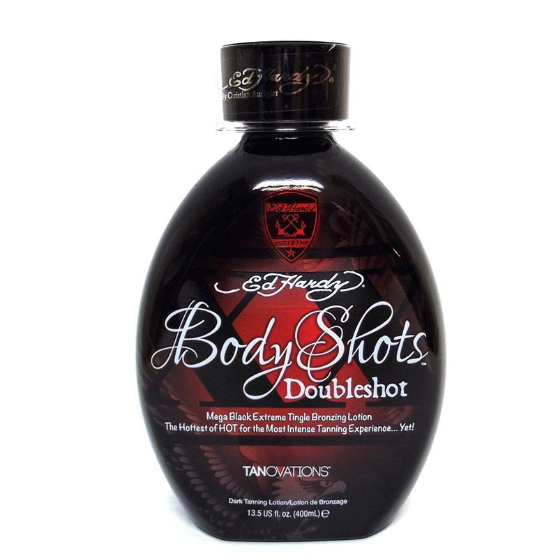 Tanovations Ed Hardy Body Shots Double Shot Warning Mega Extreme Hot Tingle, 13.5 oz. - NewNest Australia
