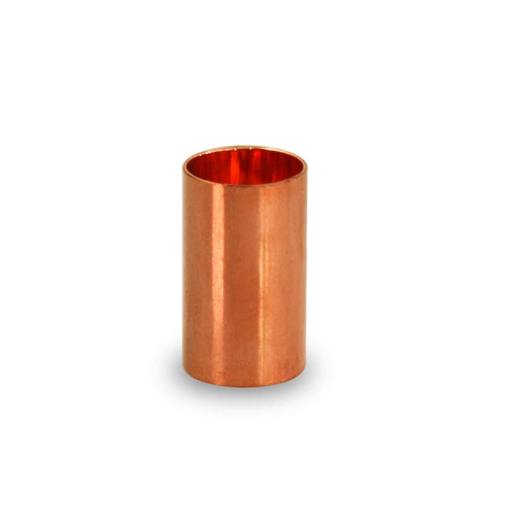 Supply Giant DDDM0150 Straight Copper Coupling With Sweat Sockets And Without Tube Stop, 1-1/2 Inch - NewNest Australia