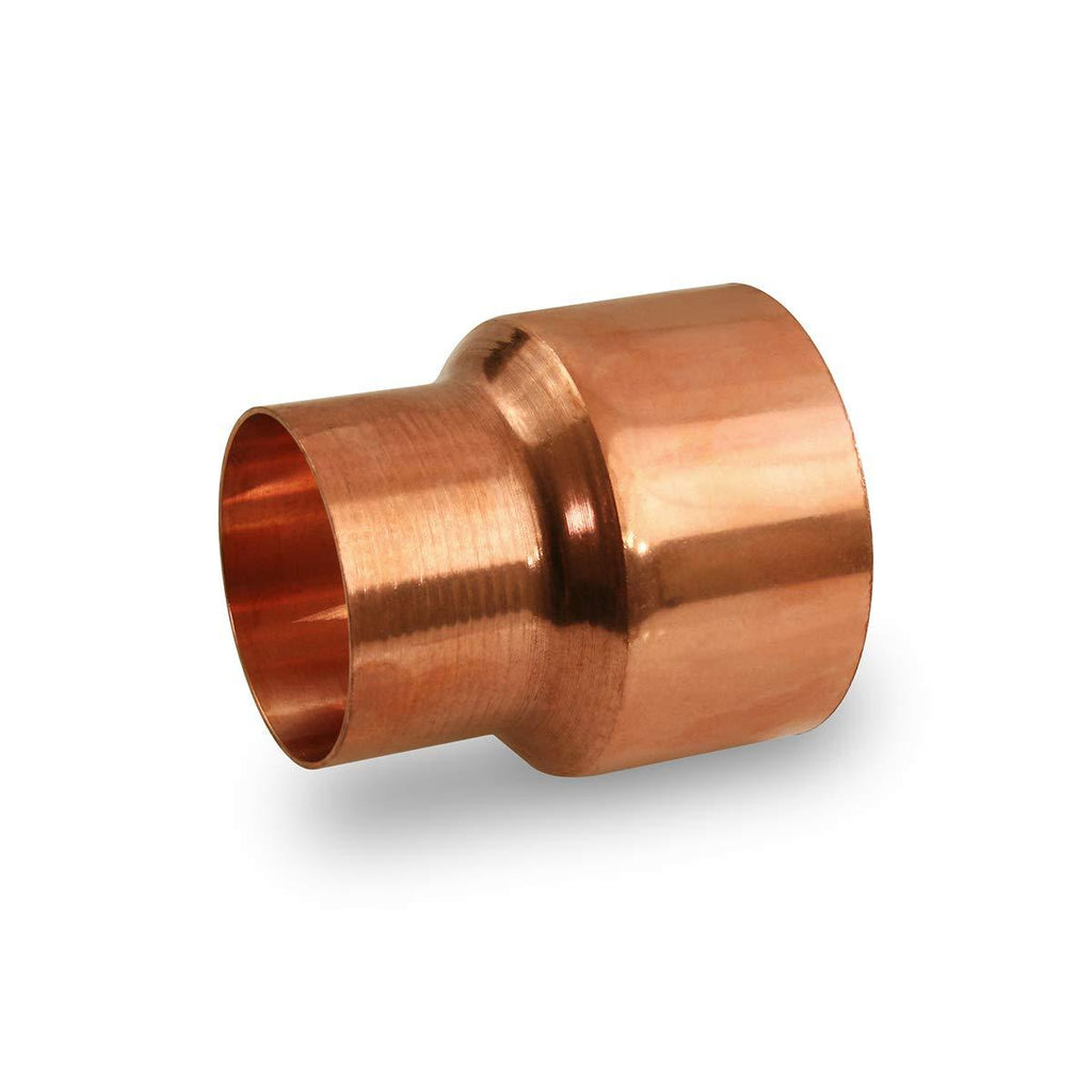 Supply Giant DDSD1252 Reducing Copper Coupling With Sweat Sockets And With Rolled Tube Stop, 1-1/4 X 1 Inch - NewNest Australia