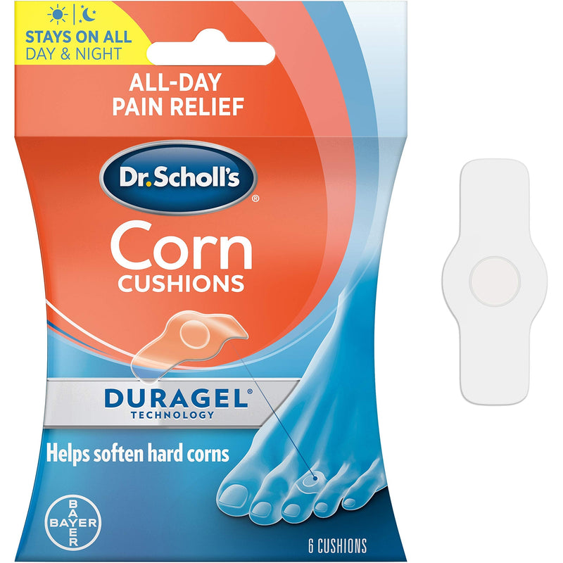 Dr. Scholl's CORN CUSHION with Duragel Technology 6ct Cushioning Protection against Shoe Pressure and Friction that Fits Easily In Any Shoe for Immediate and All-Day Pain Relief Packaging May Vary - NewNest Australia