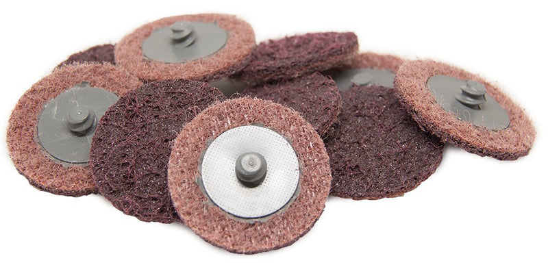 Benchmark Abrasives 2" Nylon Surface Conditioning Quick Change Sanding Discs with R-Type Backing Medium Grit - 25 Pack - NewNest Australia