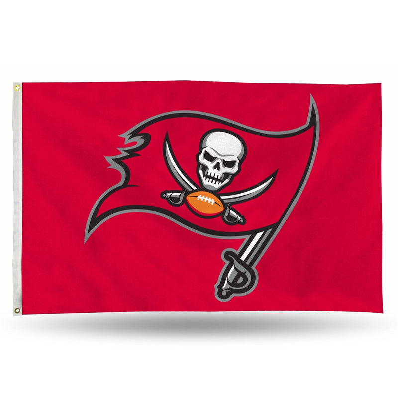 NFL Tampa Bay Buccaneers Banner Flag, 3' x 5', Red - NewNest Australia