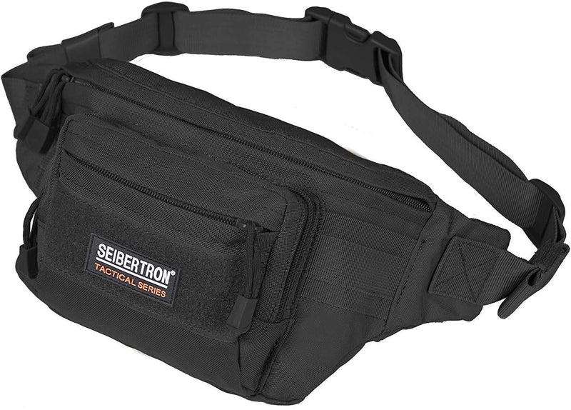 Seibertron Riding Running Waist Bag Multi-Function Chest Bag Black - NewNest Australia
