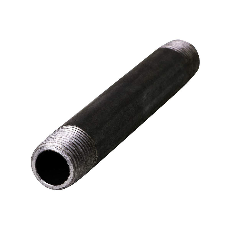 Everflow Supplies NPBL3410 10" Long Black Steel Nipple Pipe Fitting with 3/4" Nominal Size Diameter - NewNest Australia