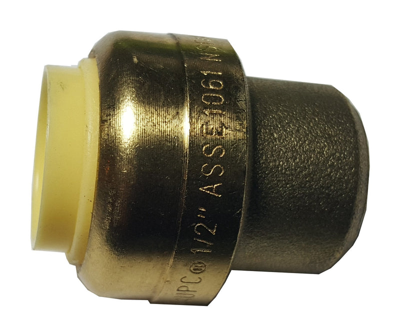 10 PIECES XFITTING 1/2" PUSH FIT CAPS - LEAD FREE BRASS - NewNest Australia