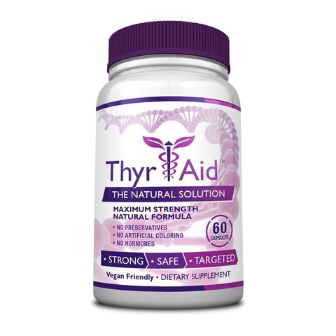 ThyrAid: Best Thyroid Support Supplement - Boosts Metabolism & Energy Levels and Maintains Healthy Weight - Supports Healthy Thyroid Function -Vegan Friendly Formula - 1 Bottle (1 Month Supply) - NewNest Australia