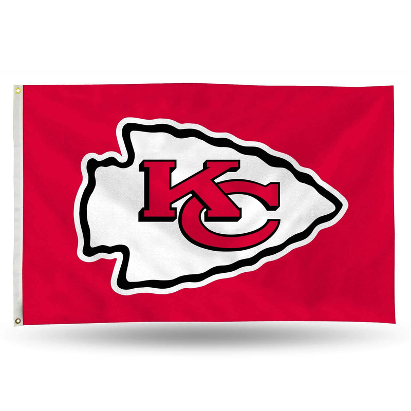 NFL Kansas City Chiefs Banner Flag, 3' x 5', Red - NewNest Australia