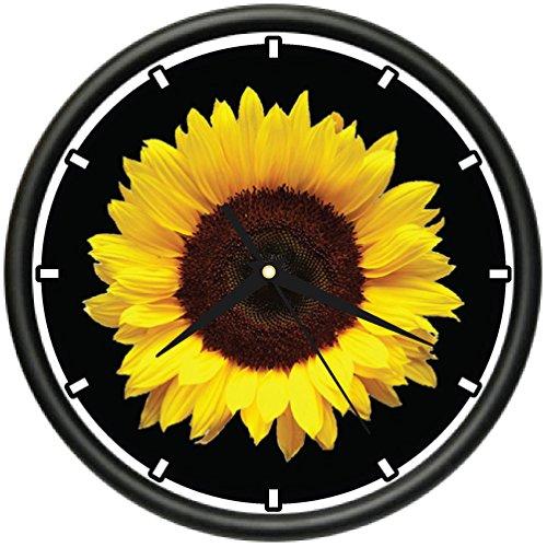 NewNest Australia - Sunflower Wall Clock Flower Florist Shop Gift 