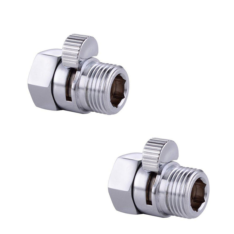 XVL Shower Head Shut-Off Valve Solid Brass 2 Pieces Pt02a Chrome - NewNest Australia