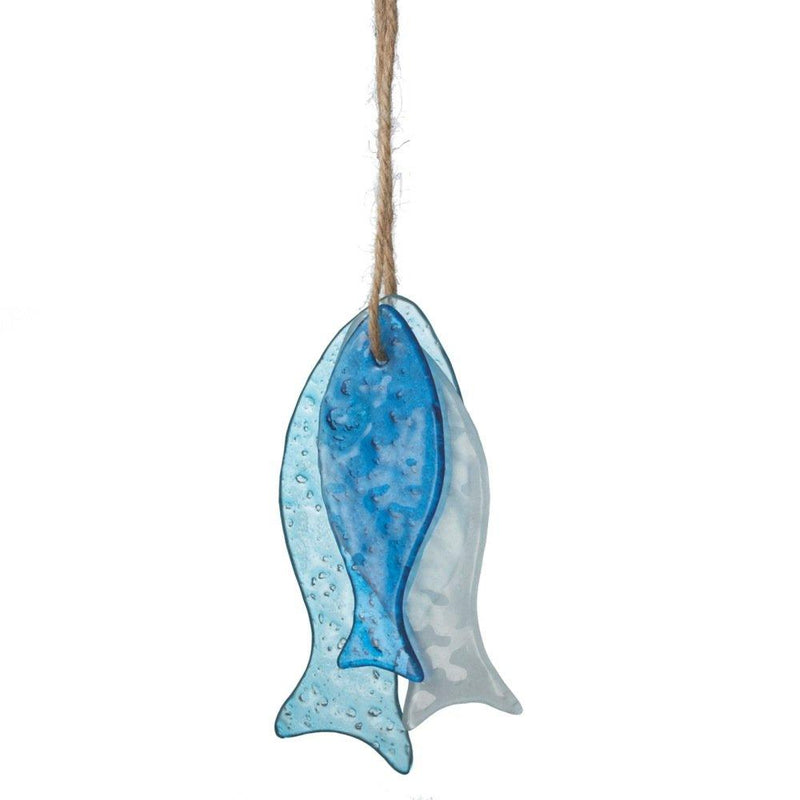 NewNest Australia - Sea Glass Hanging Fish Ornaments - Set of 3 