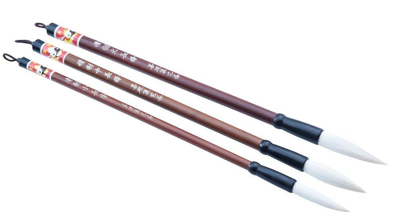 Easyou Hu Brush Chinese Brush for Beginner Students Calligraphy and Drawing Pure Goat Hair jzcf L+M+S - NewNest Australia