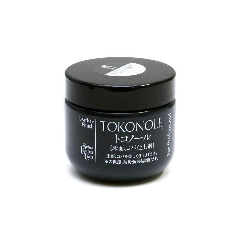 Seiwa Tokonole Leather Finish Burnishing Gum Clear Leathercraft Black (120g) - NewNest Australia