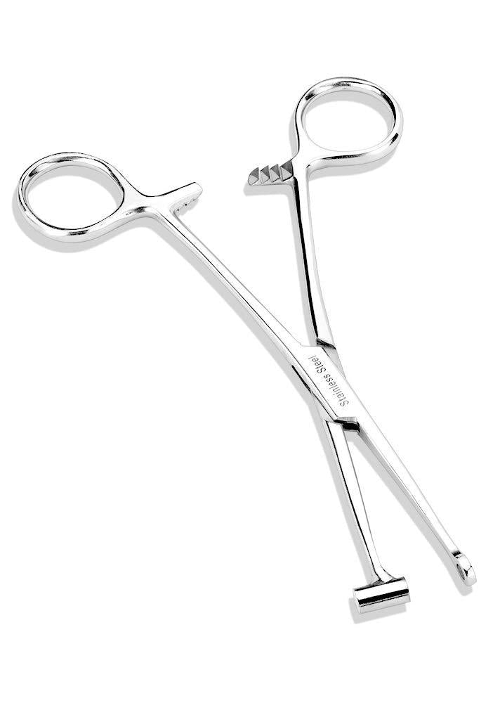 Bucket End Tragus Type Forceps Body Piercing Tool - Pierced Owl - NewNest Australia