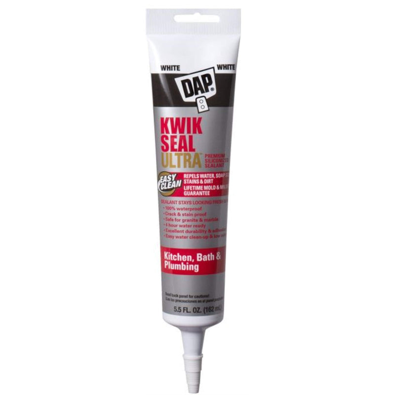 Kwik Seal Ultra Kitchen & Bath Sealant, White, 5.5-oz. - NewNest Australia