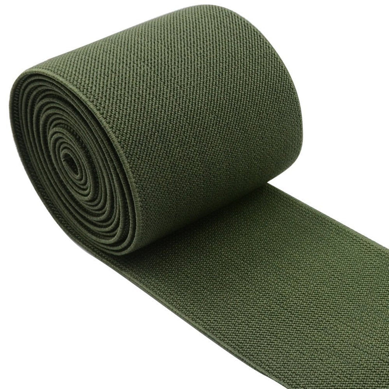 Strapcrafts 3-Inch Wide by 2-Yard Colored Woven Elastic Band,Army Green13070 Army Green - NewNest Australia