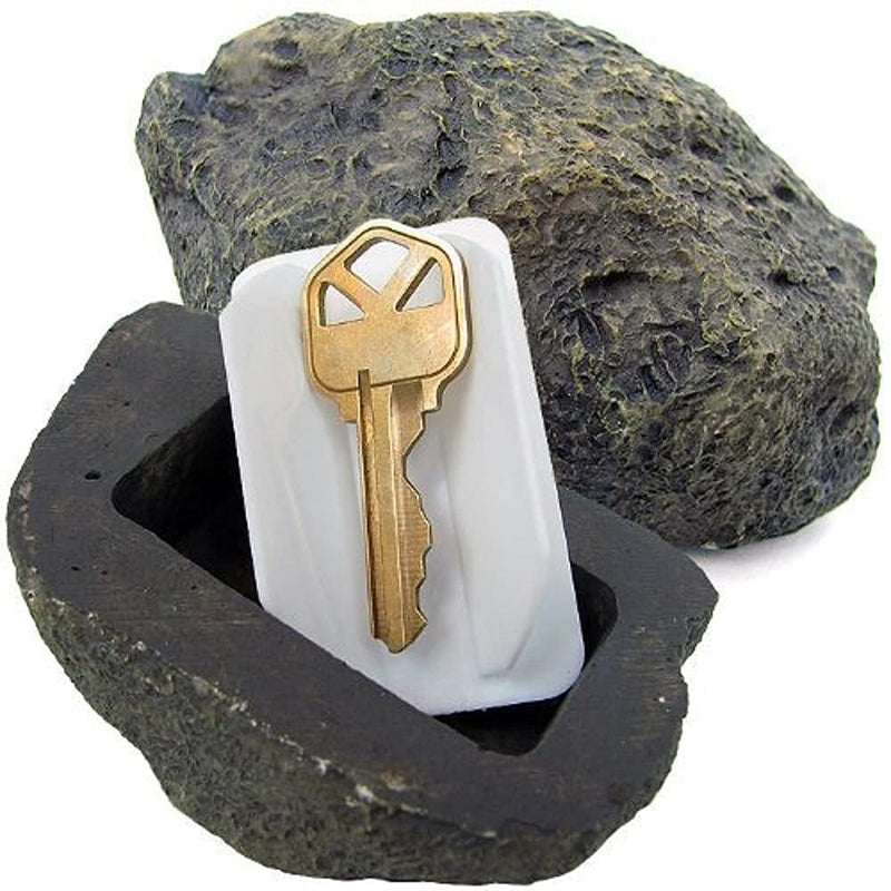 RamPro Hide-a-Spare-Key Fake Rock - Looks & Feels like Real Stone - Safe for Outdoor Garden or Yard, Geocaching (1) 1 - NewNest Australia