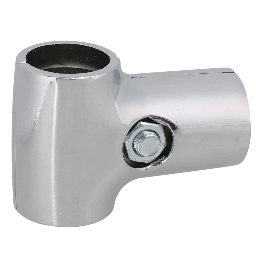 Silver Tee Connector Pipe Fitting Connector for 25mm Pipe Shelf Storage Rack - NewNest Australia