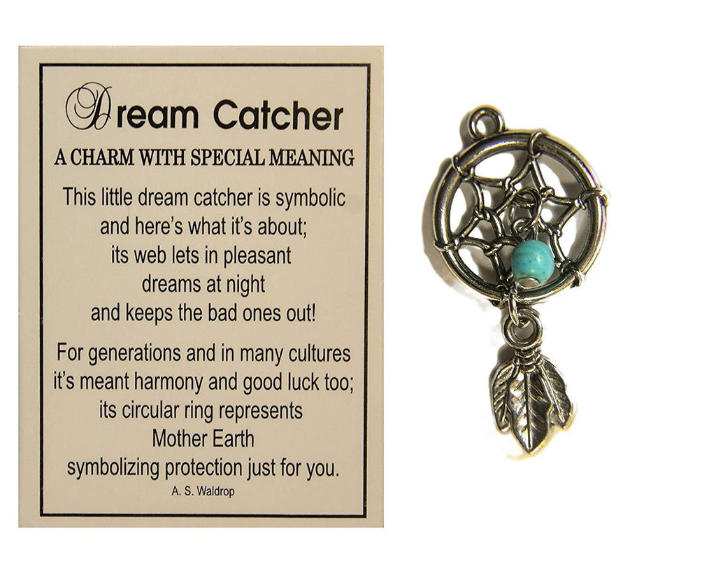 NewNest Australia - Tiny Little Dream Catcher Pocket Charm With Story Card! 