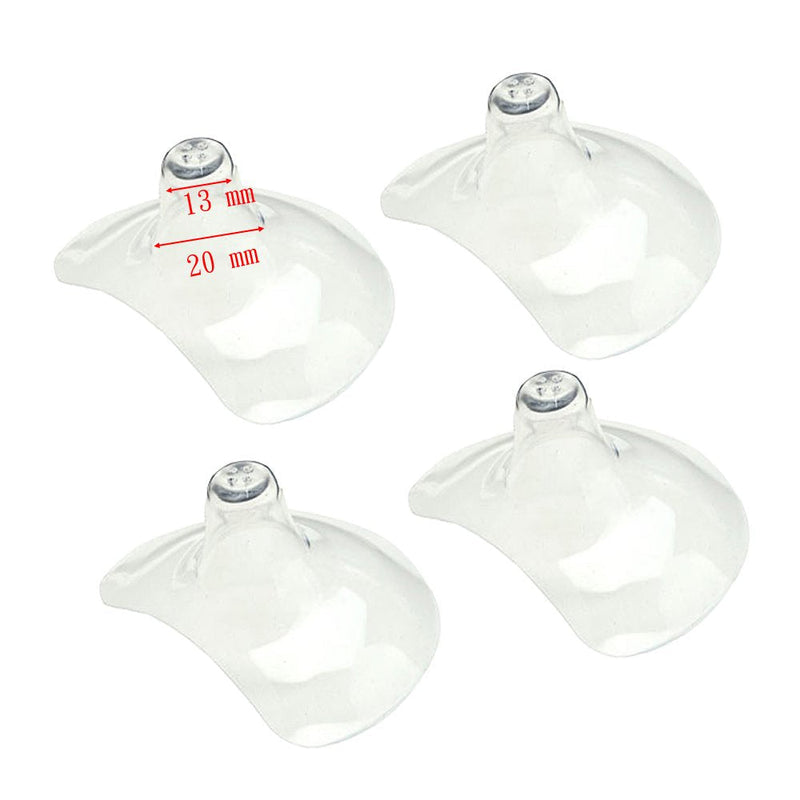 Maymom Nipple Shield (Small/Extra Small), 4pc in Reuseable Storage Case (Thicker Version) 4 Count (Pack of 1) - NewNest Australia