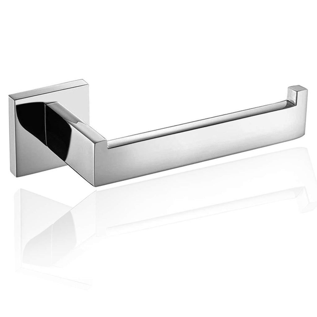 ThinkTop Luxury 304 Stainless Steel Chrome Finished Toilet Paper Holder Roll Quadrate Wall Mounted Mirror Polished Bathroom Accessories Silver 1 - NewNest Australia