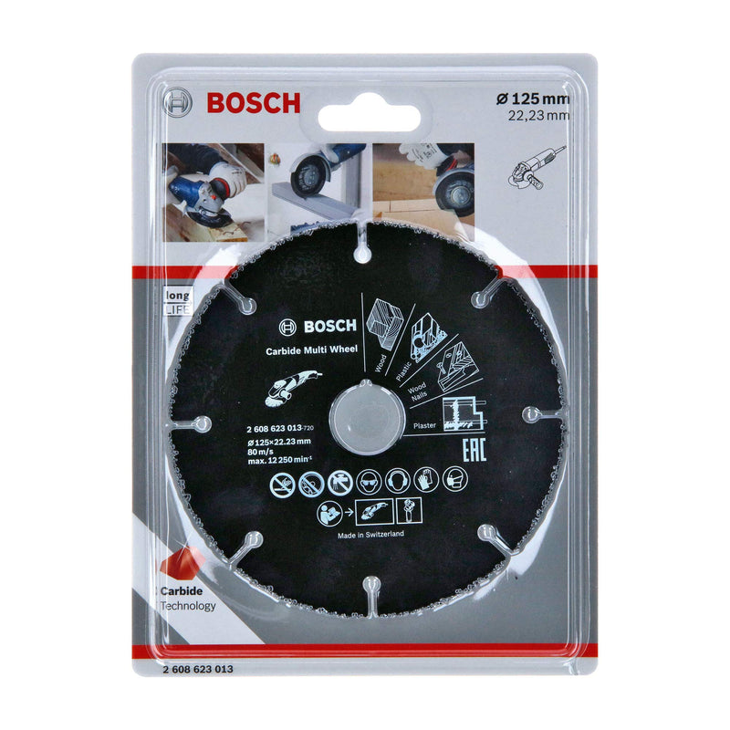 Bosch 2608623013 Cutting Disc"Multiwheel" of Tungsten Carbide 4.92In 125mm - NewNest Australia