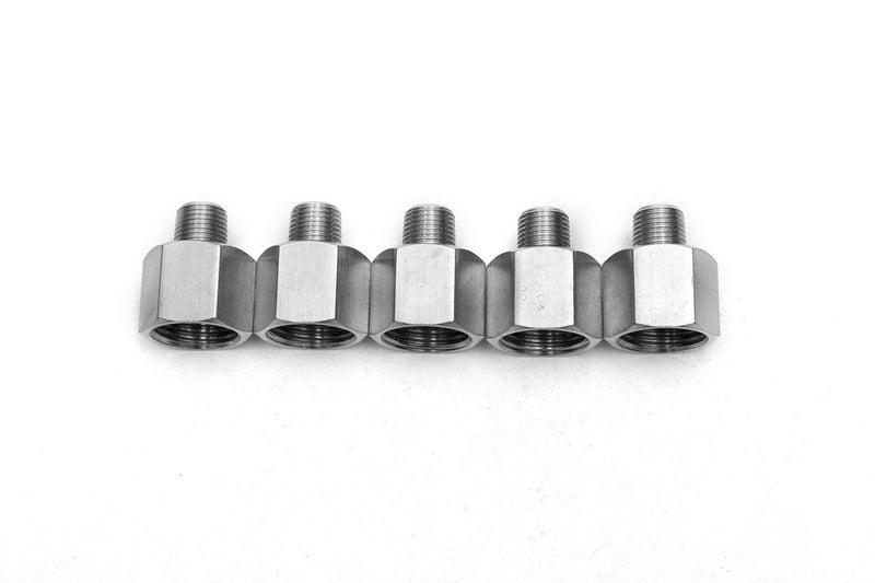 LTWFITTING Bar Production Stainless Steel 316 Pipe Fitting 3/8" Female x 1/8" Male NPT Adapter Air Fuel Water (Pack of 5) - NewNest Australia