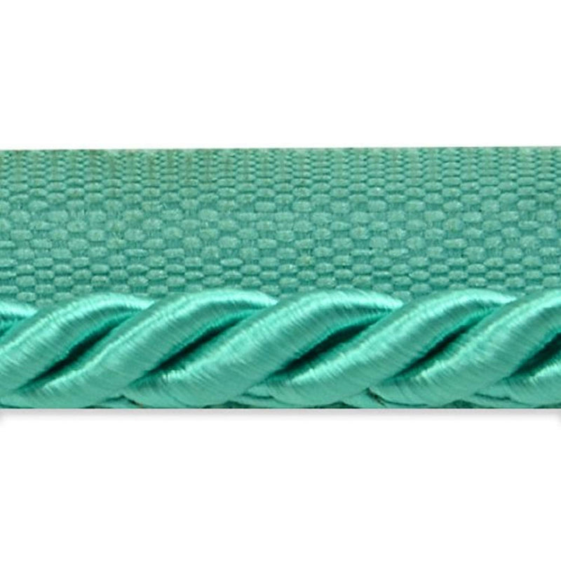 Trims by the Yard Emmerson 1/4" Twisted Lip Cord Trim | Aqua Blue| (20 yard cut) - NewNest Australia