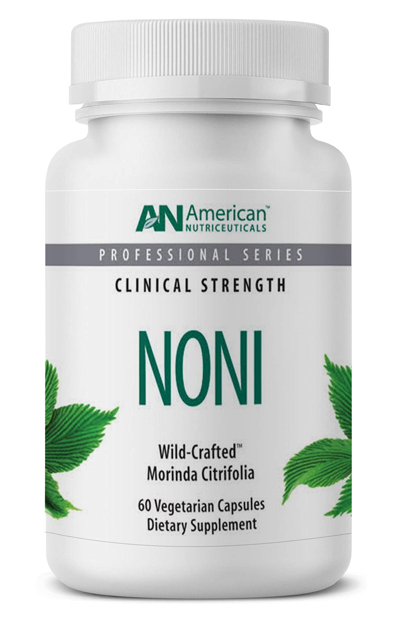 American Nutriceuticals – Noni – 60 Capsules – Powerful Adaptogen for Balanced Energy – 100% Freeze–Dried Whole Fruit Powder - NewNest Australia