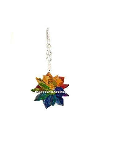 NewNest Australia - Ganz 7" Rainbow Starburst Acrylic Ornament (ACRY-247) 