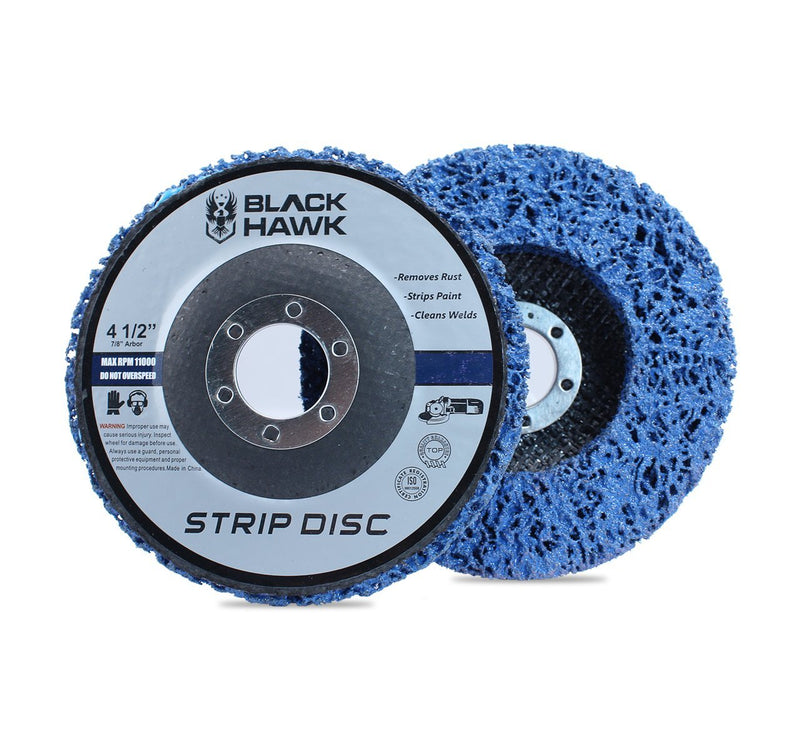 BHA Easy Strip Discs Clean and Remove Paint, Rust and Oxidation 4-1/2” x 7/8” - 5 Pack 4-1/2” x 7/8” - NewNest Australia