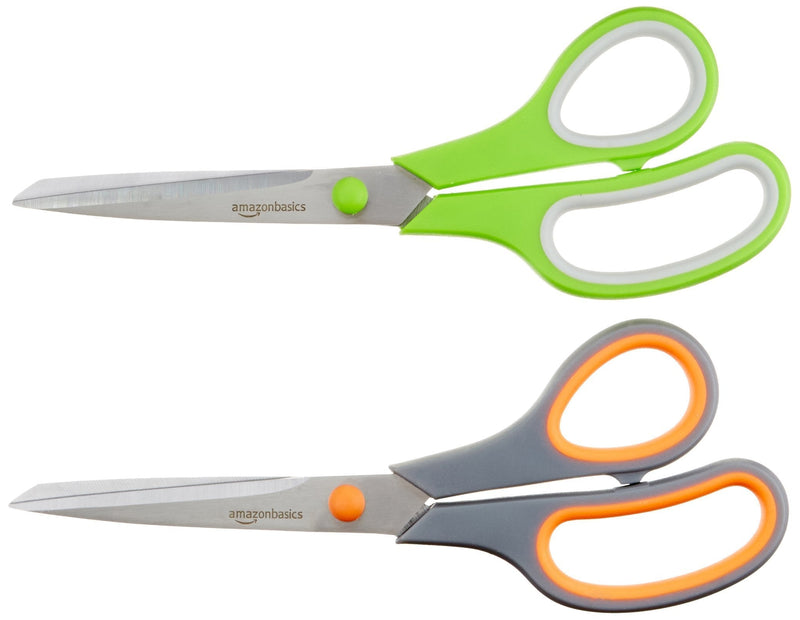Amazon Basics Multipurpose Office Scissors - 2-Pack - NewNest Australia