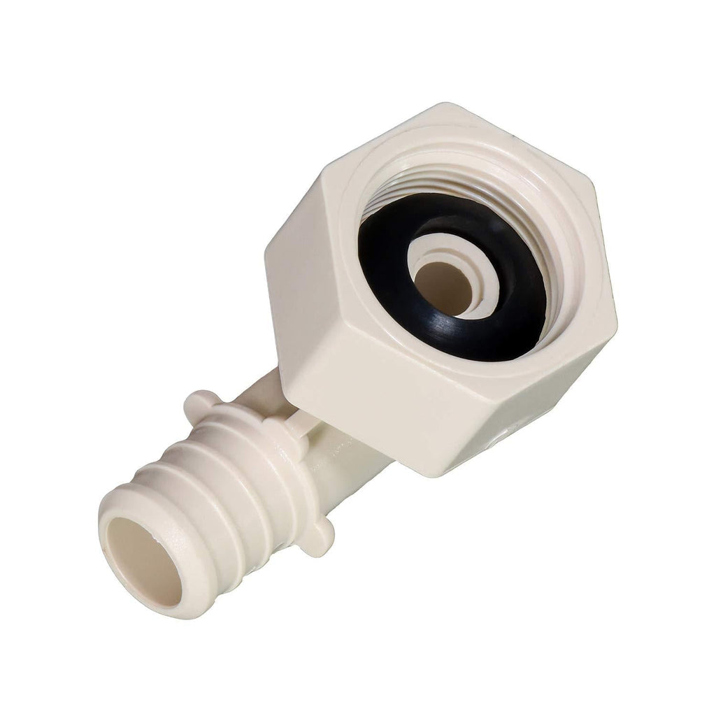 Supply Giant QQTM1212 Lead Free White Poly Alloy Elbow with Pex to Female Threaded Fittings, 1/2 x 1/2 - NewNest Australia