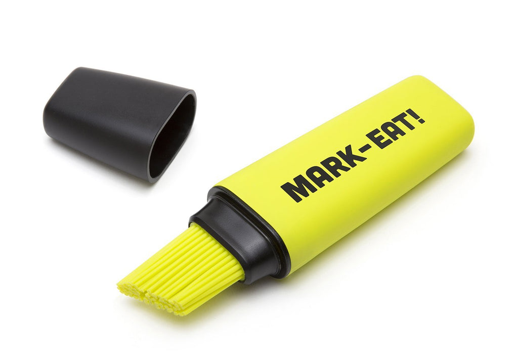 NewNest Australia - OTOTO Mark Eat | Highlighter Pastry Brush, 23x12x3 cm, Yesllow & Black 