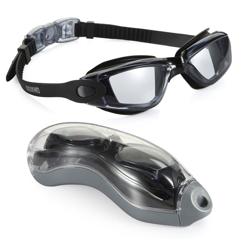 Aegend Swim Goggles, Swimming Goggles No Leaking Full Protection Adult Men Women Youth Black - NewNest Australia