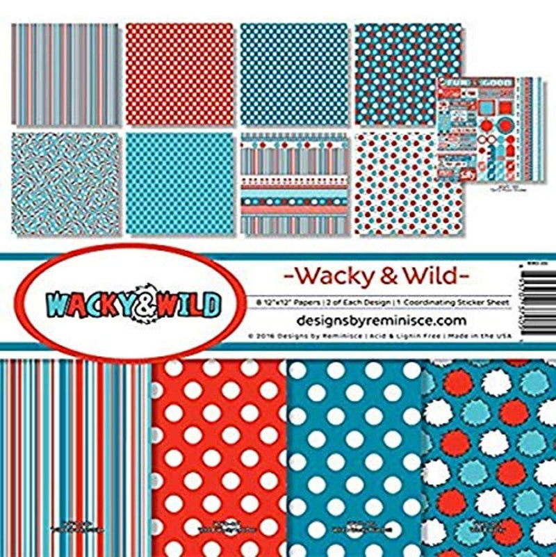 Reminisce Wacky & Wild Collection Kit, (WWD-200) - NewNest Australia