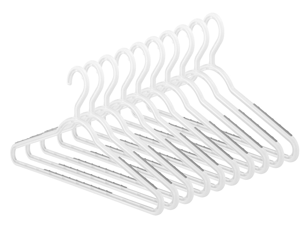 NewNest Australia - Whitmor Slim Paloma Gray-Set of 10 Sure-Grip Hangers 