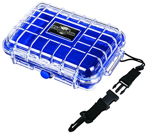 Flambeau Outdoors 302HD HD Tuff Box 300 with Zerust Anti-Corrosion Liner, Dry Box Storage, Small, Blue/Clear - NewNest Australia