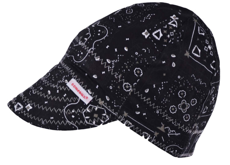 Comeaux Caps Reversible Welding Cap Black Bandana Size 7 - NewNest Australia