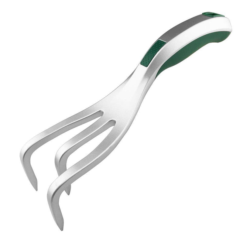 CFCT Garden Hand Cultivator, Min Hand Rake with Broad Sturdy Claw, Scratch Tool for Weeding, Aerating, Cultivating, Aluminum Light Weight, Bend Proof Ergonomic Design - NewNest Australia