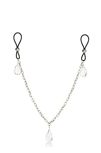 CalExotics Nipple Play Non-Piercing Chain Jewelry, Crystal/Clear - NewNest Australia